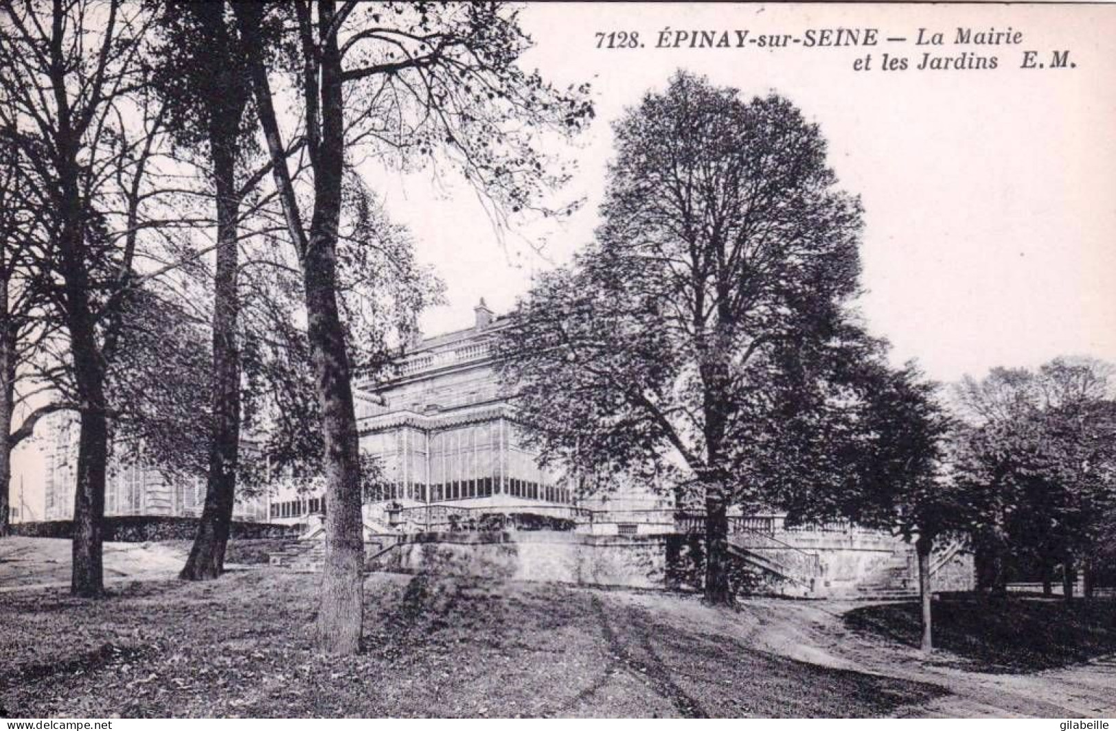 93 -   EPINAY Sur SEINE -  La Mairie Et Les Jardins - Sonstige & Ohne Zuordnung