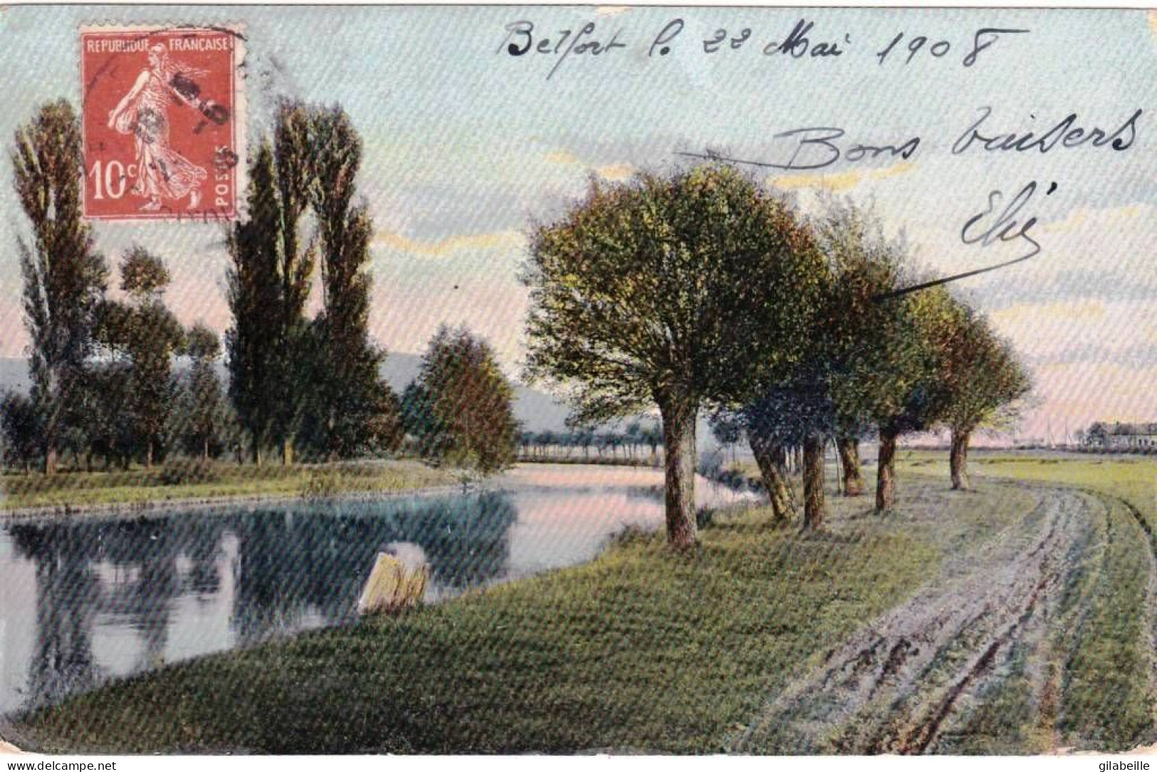 90 -  BELFORT -  Paysage  Pres De Belfort - 1908 - Belfort - Stadt