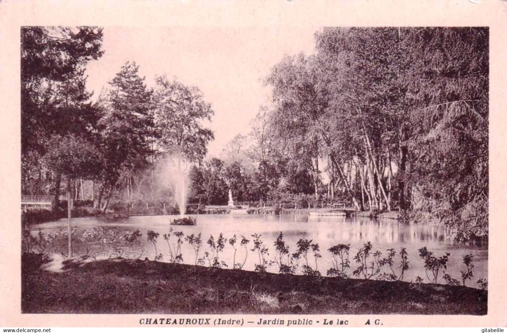 36 - Indre -  CHATEAUROUX -  Le Lac Au Jardin Public - Chateauroux