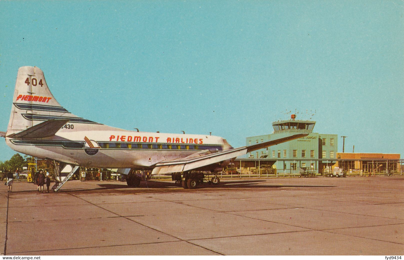 CPA - Martin 404 - Compagnie Piedmont Airlines - Aéroport De Tri State Huntington ( Virginie-Occidentale ) - 1946-....: Ere Moderne