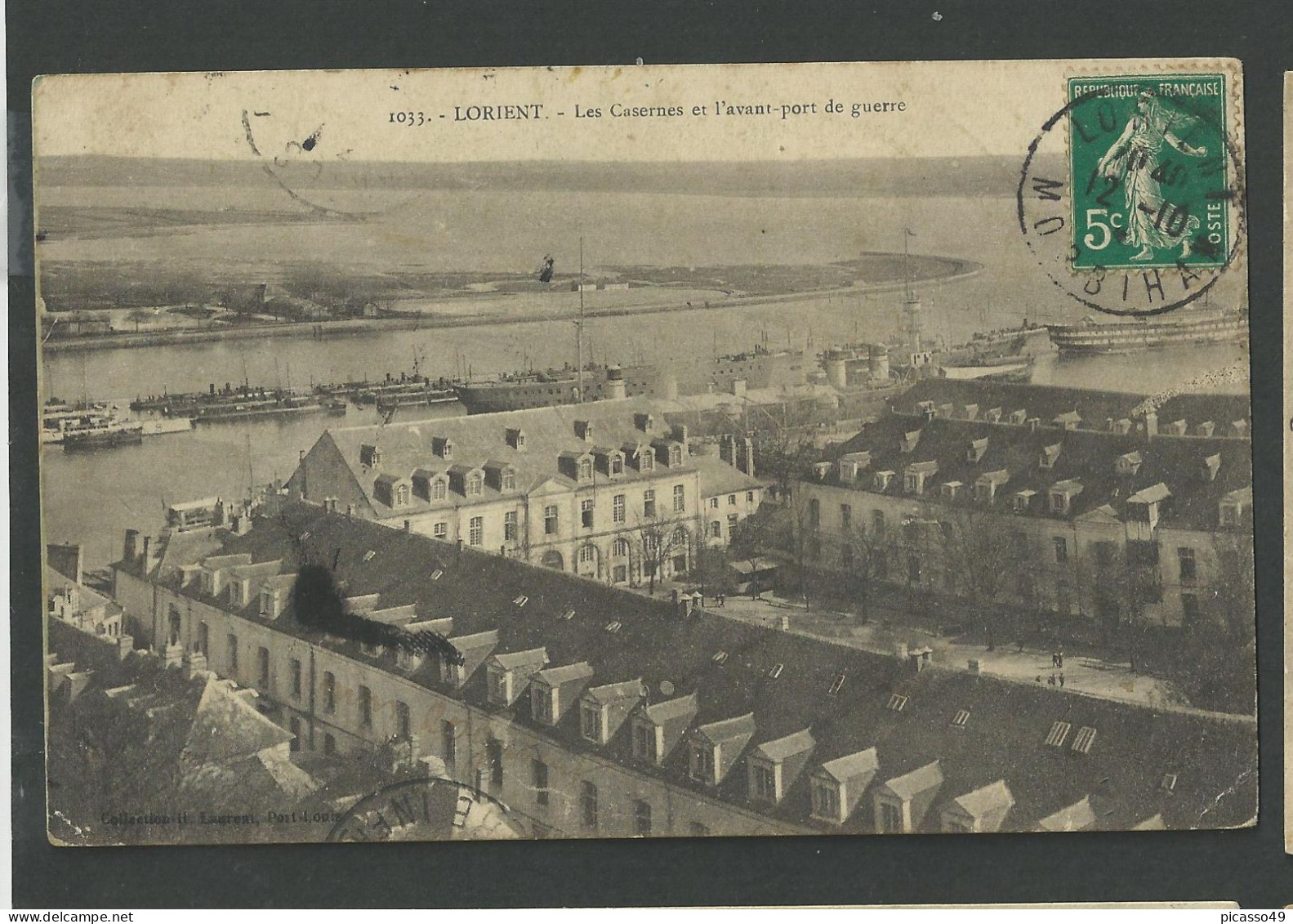 Morbihan , Lorient Les Casernes Et L'avant Port De Guerre - Lorient