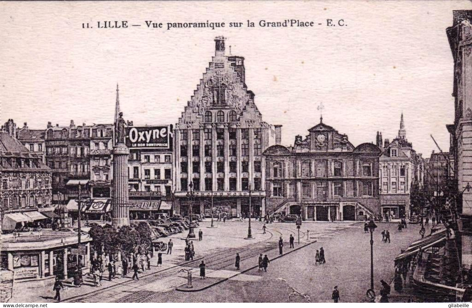 59 - Nord -  LILLE -  Vue Panoramique Sur La Grand Place - Lille