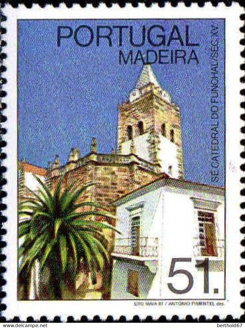 Madère Poste N** Yv:121 Mi:116 Se Catedral Du Funchal Sec.XV - Madère