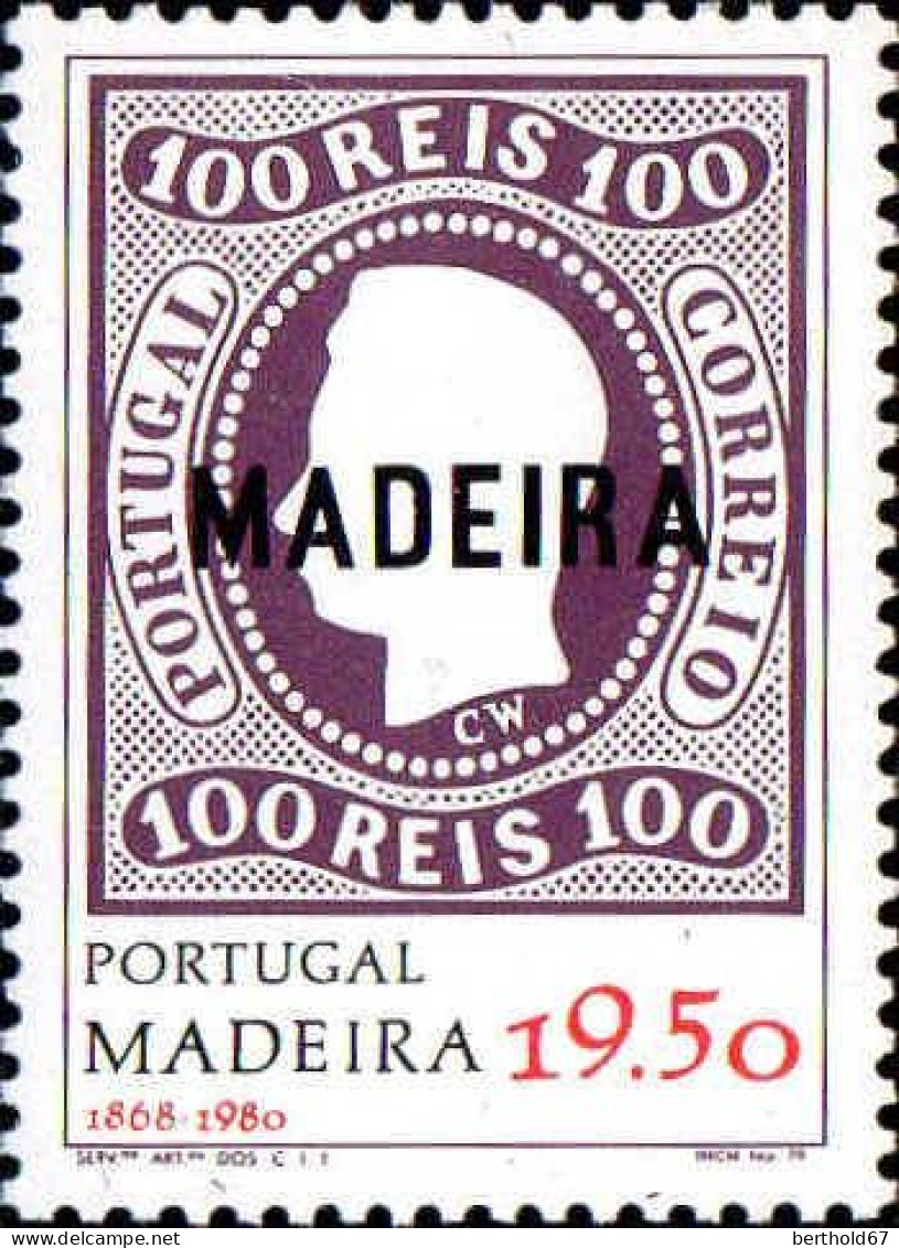 Madère Poste N** Yv: 68 Mi:63 Louis 1er - Madeira