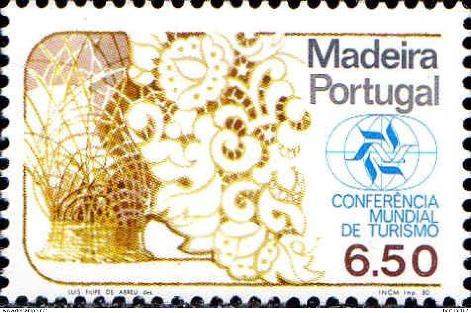 Madère Poste N** Yv: 72 Mi:67 Conferencia Mundial De Turismo - Madeira