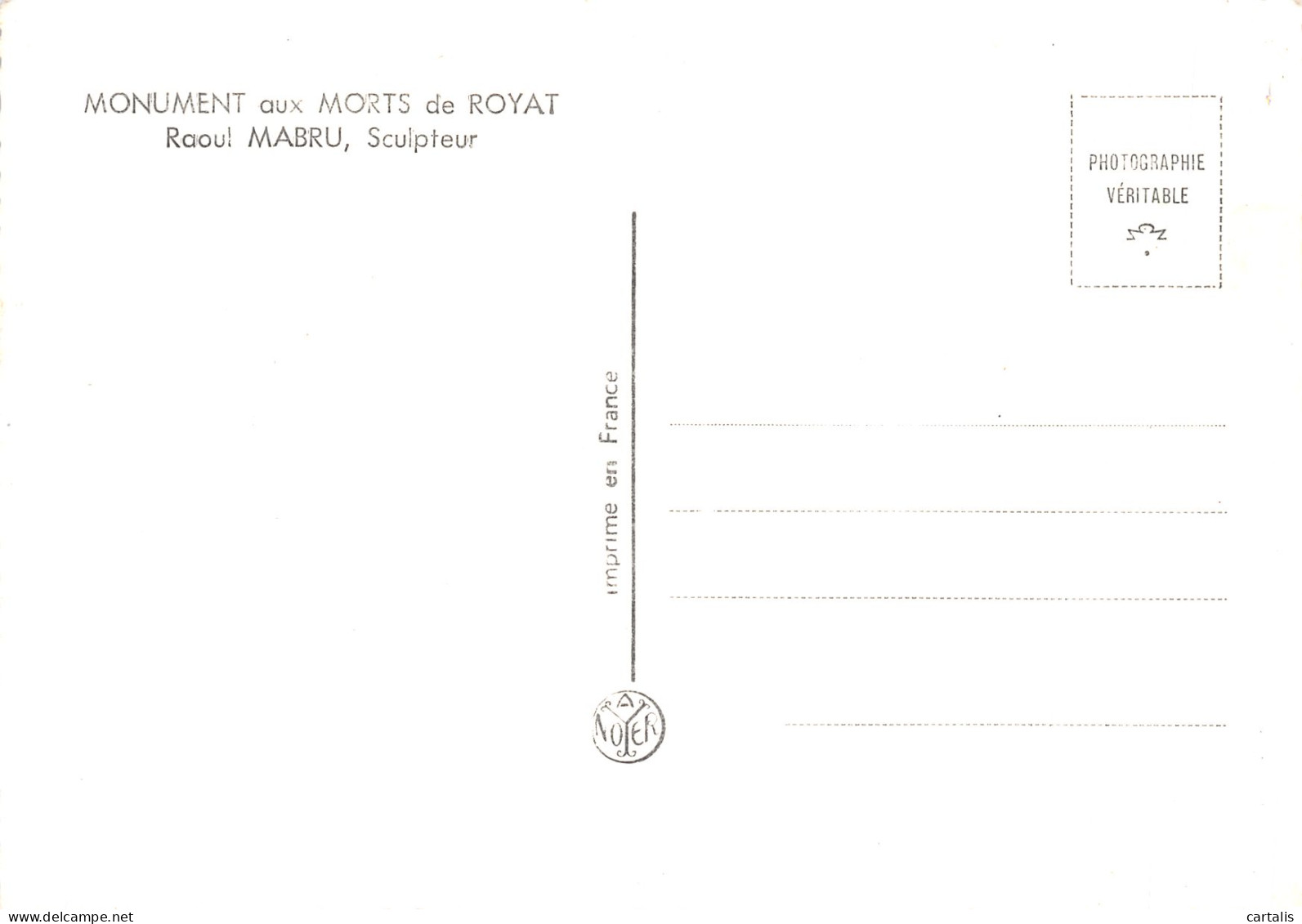 63-ROYAT-N°4212-C/0171 - Royat