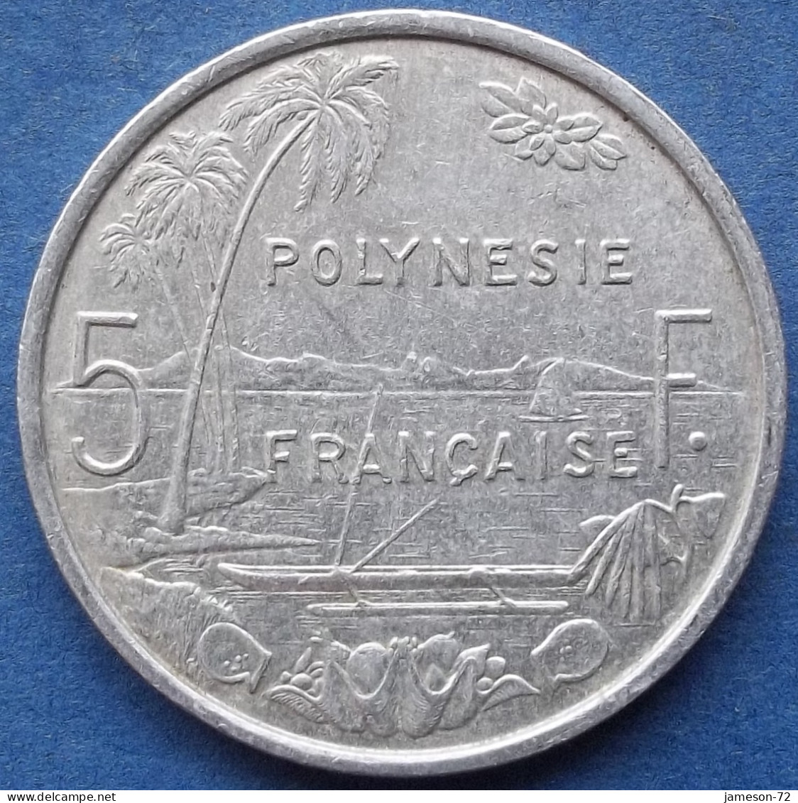 FRENCH POLYNESIA - 5 Francs 1997 KM# 12 French Overseas Territory - Edelweiss Coins - Polynésie Française
