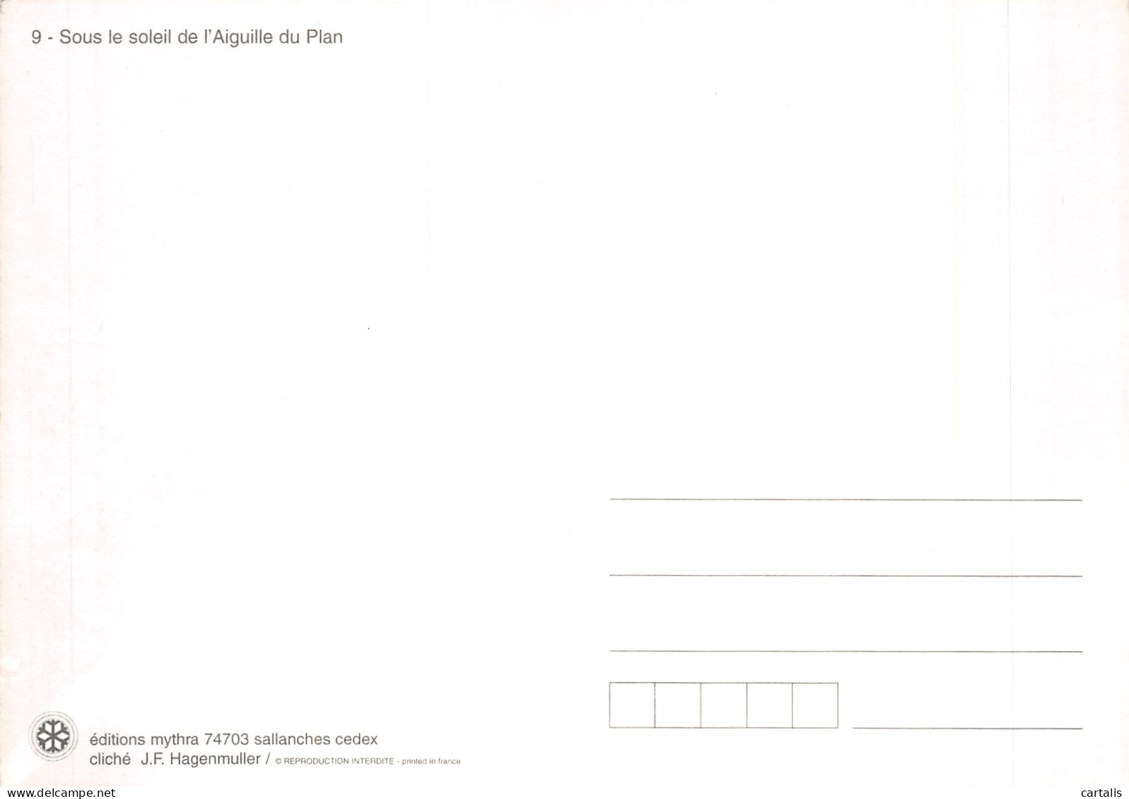 74-AIGUILLE DU PLAN-N°4212-B/0051 - Other & Unclassified