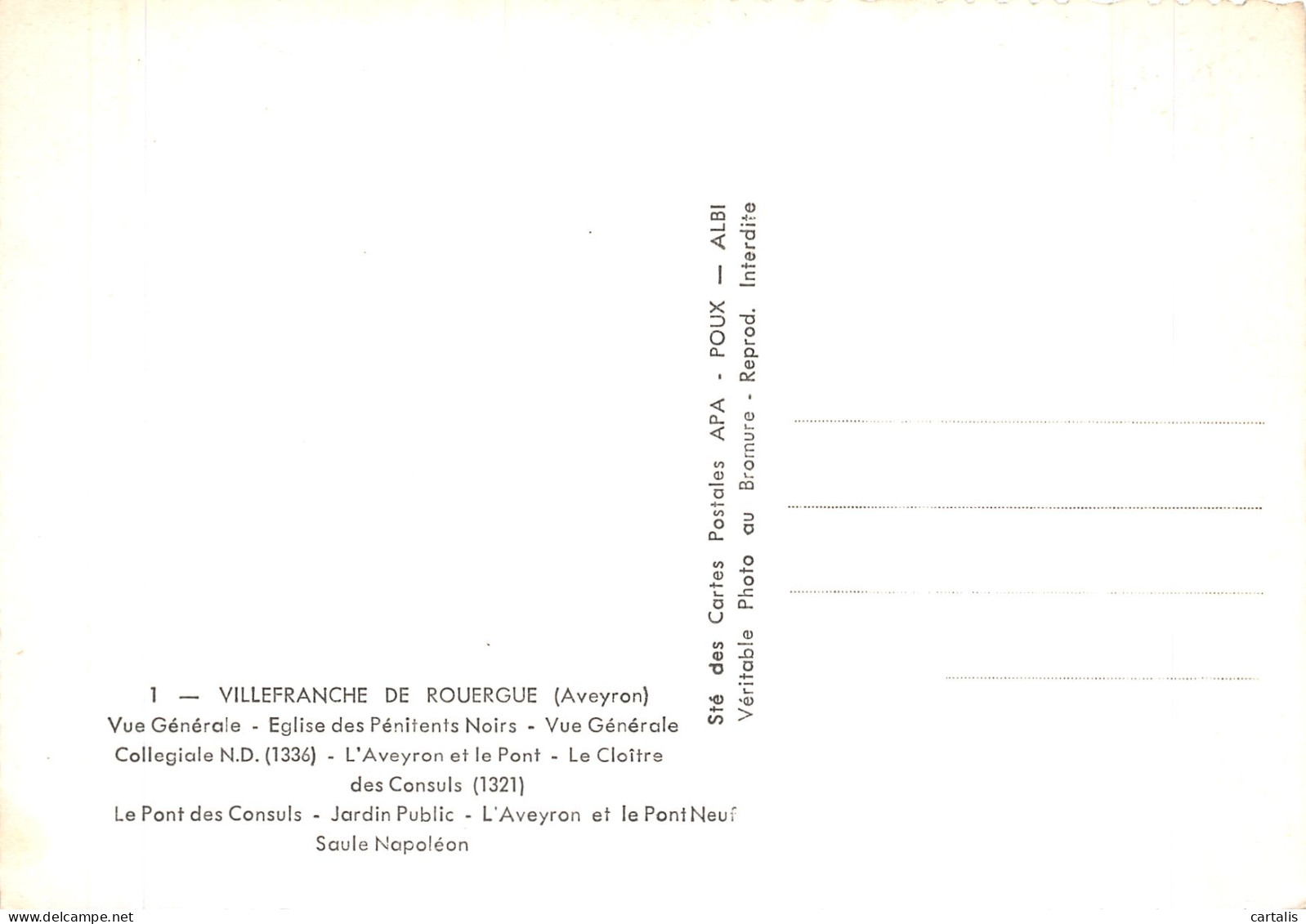12-VILLEFRANCHE DE ROUERGUE-N°4212-A/0227 - Villefranche De Rouergue