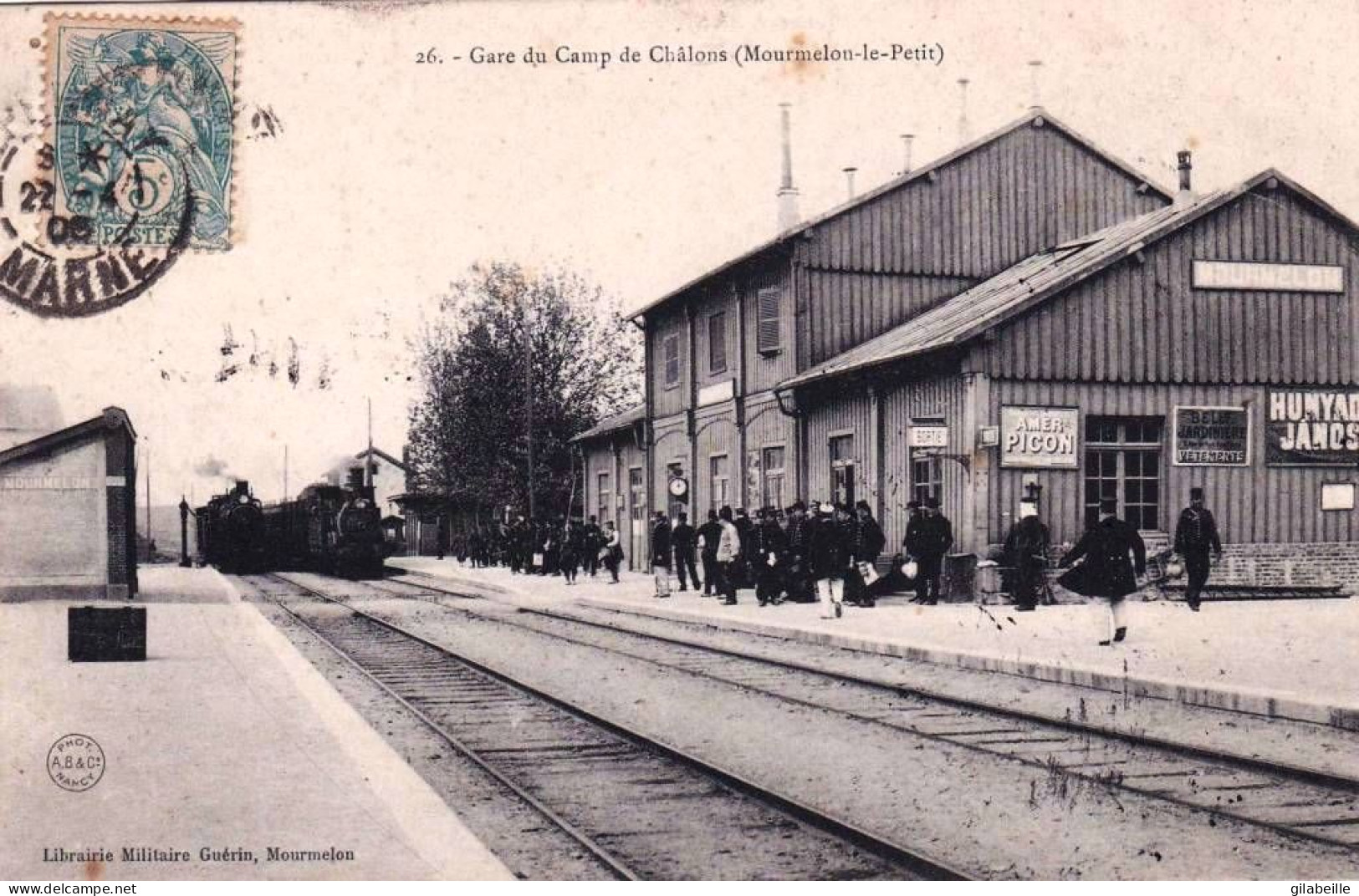 51 - Marne -  Camp De CHALONS - Mourmelon Le Petit - La Gare - Camp De Châlons - Mourmelon