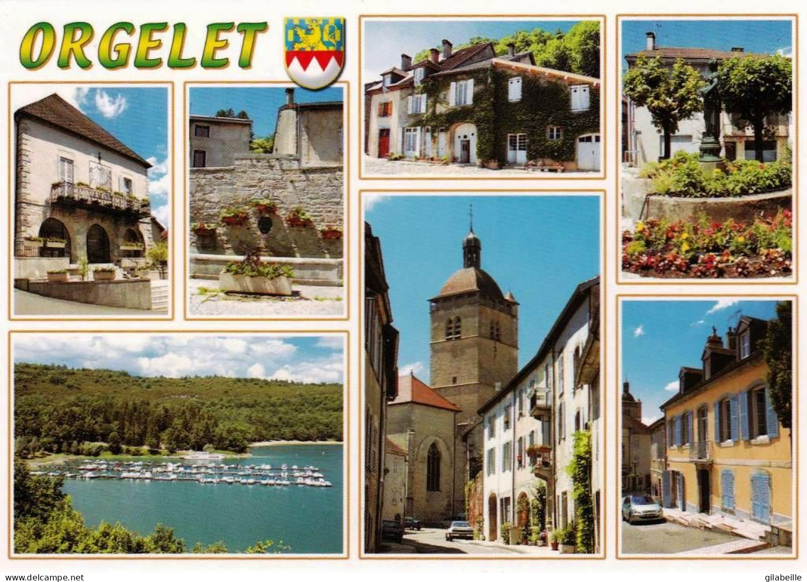39 -  Jura -   ORGELET Et Le Lac De Vouglans - Orgelet