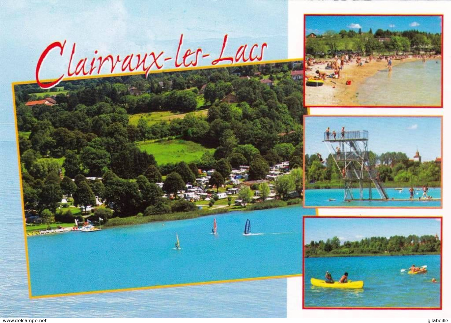 39 - Jura -   CLAIRVAUX Les LACS  - Le Lac Et Ses Activités Nautiques - Clairvaux Les Lacs