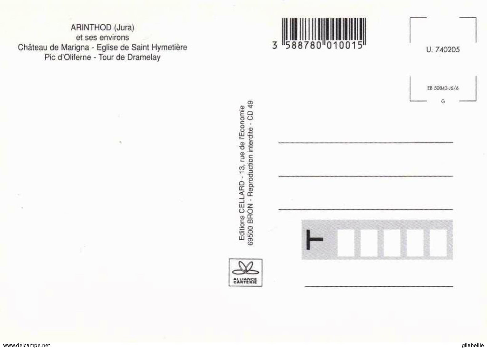 39 - Jura -  ARINTHOD Et Ses Environs - Multivues - Sonstige & Ohne Zuordnung