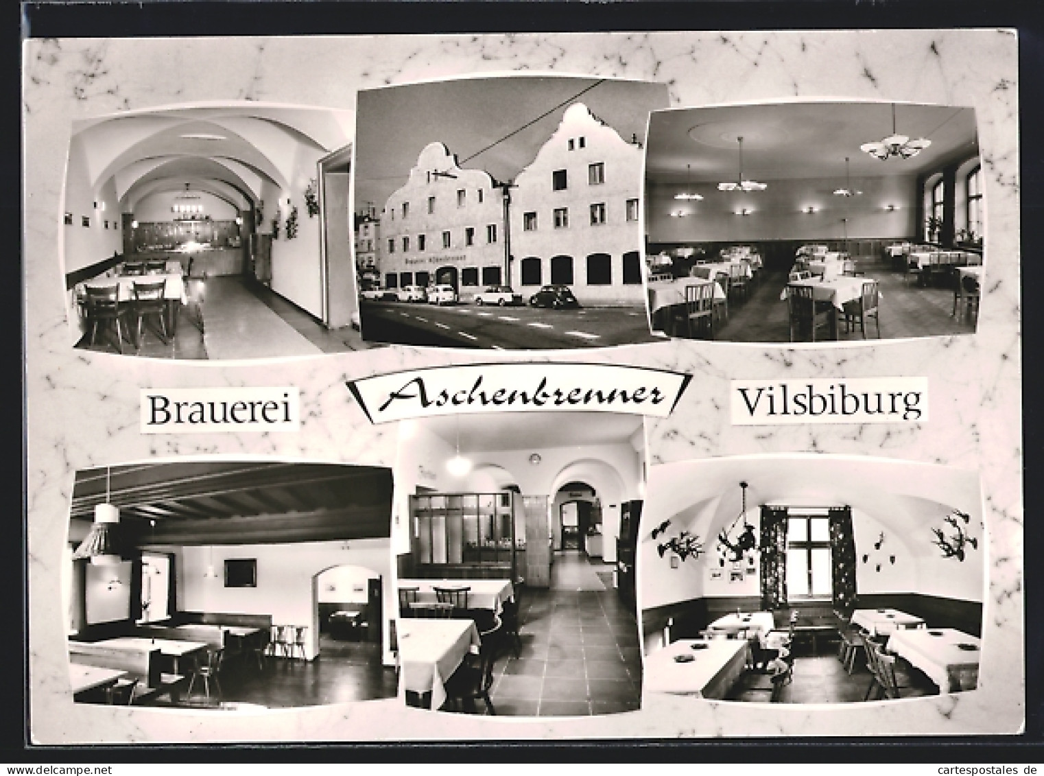 AK Vilsbiburg, Sechs Ansichten Der Brauerei Aschenbrenner  - Other & Unclassified