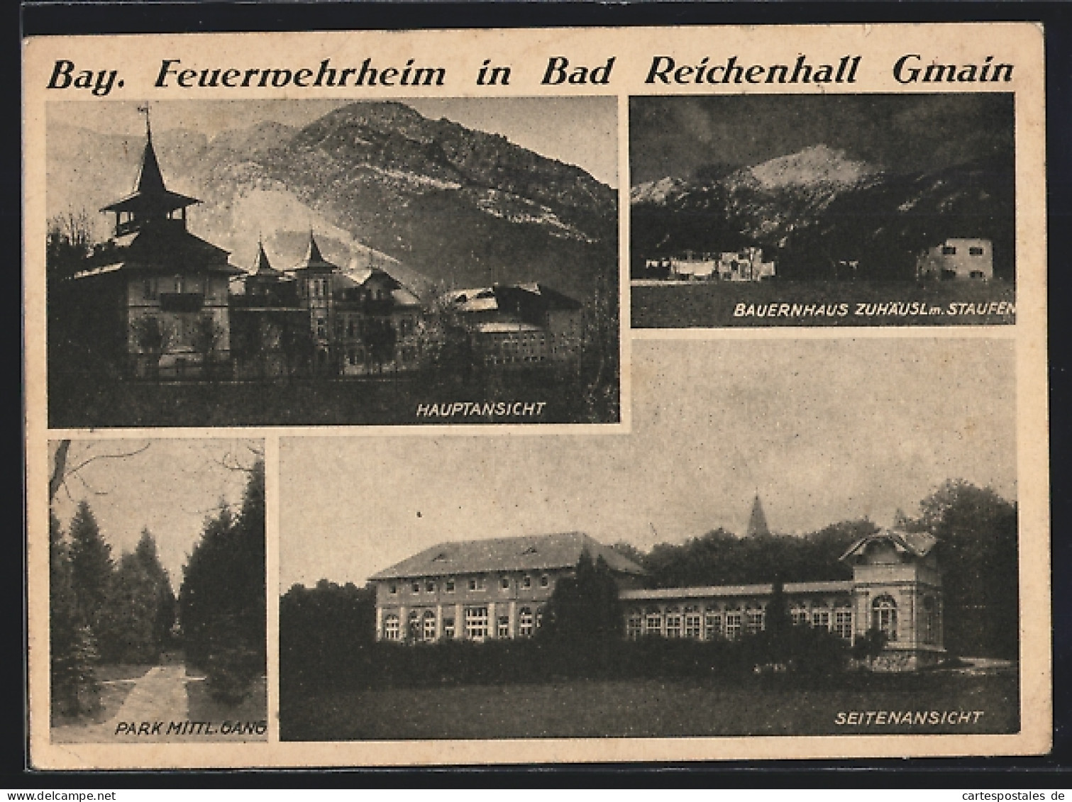 AK Bad Reichenhall, Bay. Feuerwehrheim  - Bad Reichenhall