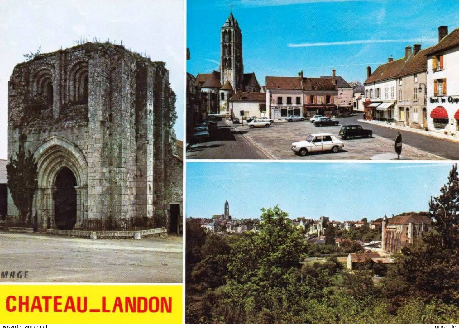 77 -  CHATEAU LANDON - Place Du Marché - Tour Saint André - Chateau Landon