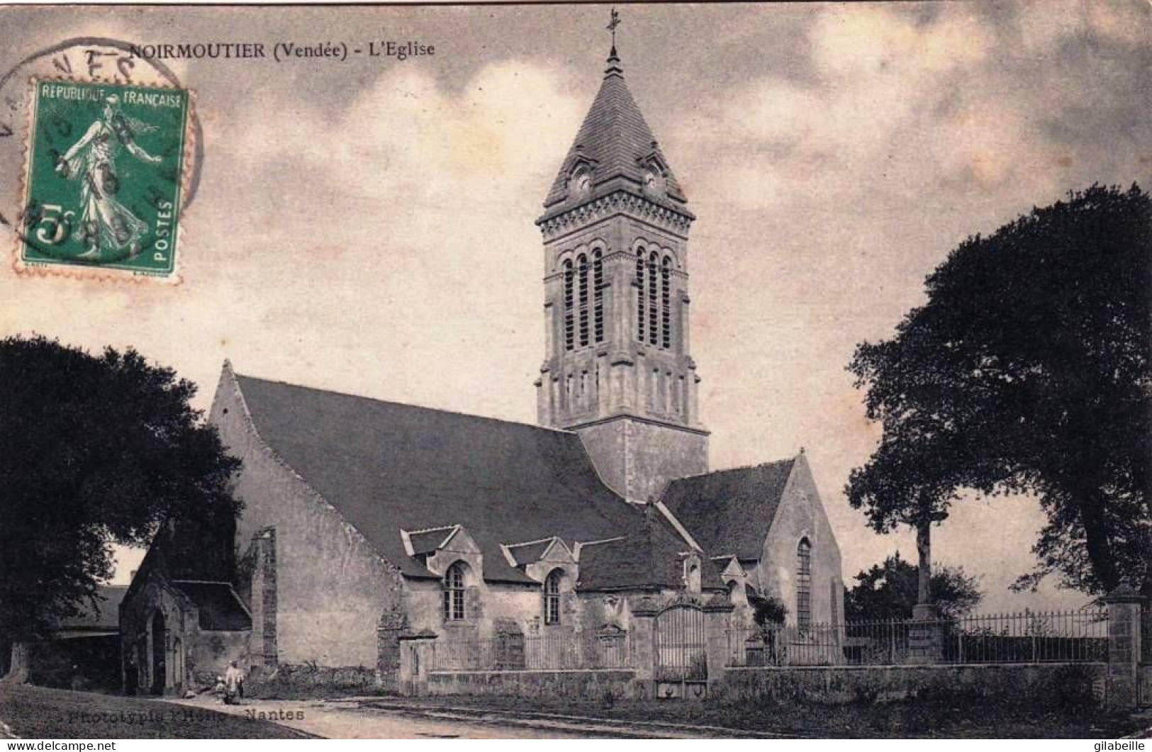 85 - Vendée -  NOIRMOUTIER  L église - Noirmoutier
