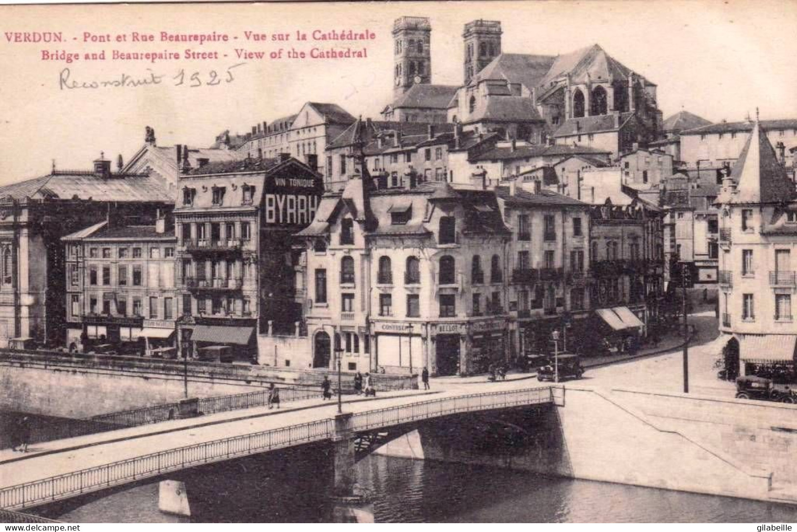 55 - Meuse -  VERDUN - Pont Et Rue Beaurepaire - Vue Sur La Cathedrale - Verdun