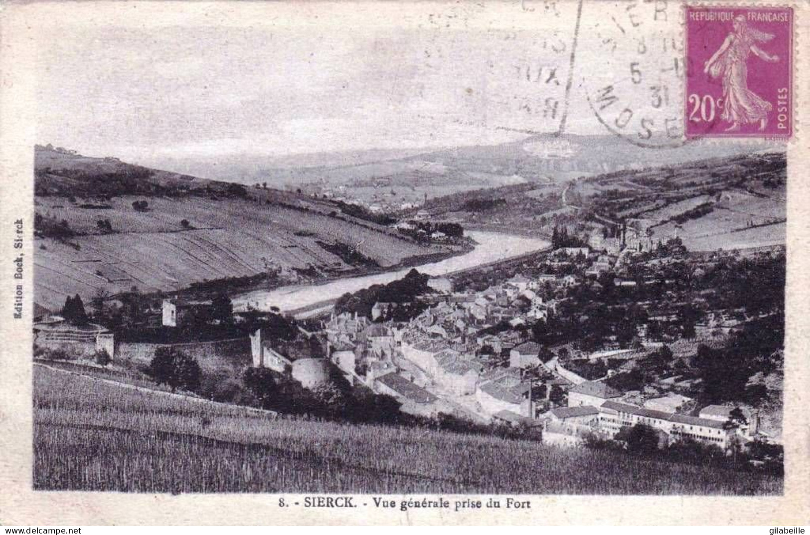 57 - Moselle - SIERCK - Vue Generale Prise Du Fort - Autres & Non Classés