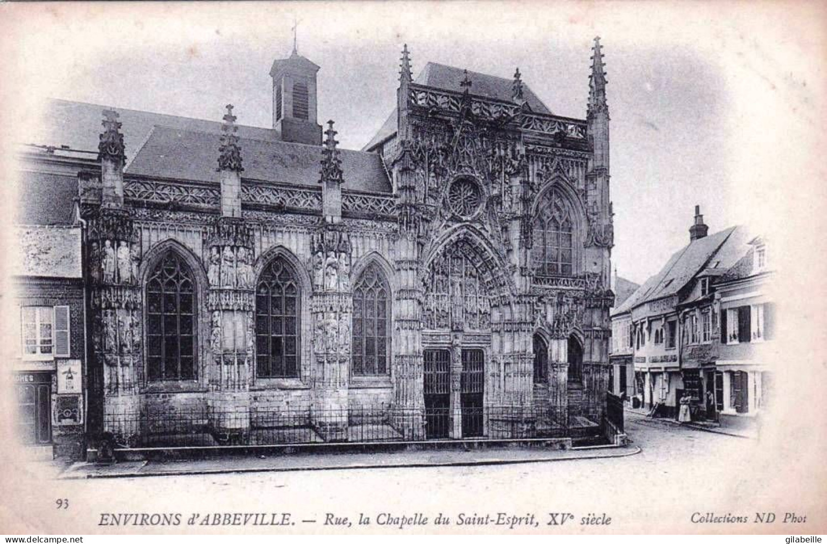 80 - Somme - Environs D ABBEVILLE - Rue De La Chapelle Du Saint Esprit - Abbeville