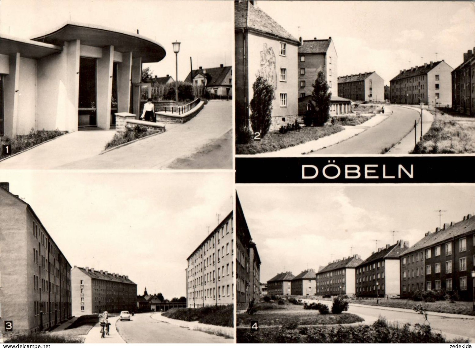 F4324 - Döbeln - HO Kaufhalle - Verlag Reichenbach - Döbeln