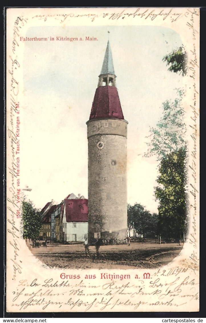 AK Kitzingen A. M., Falterthurm  - Kitzingen