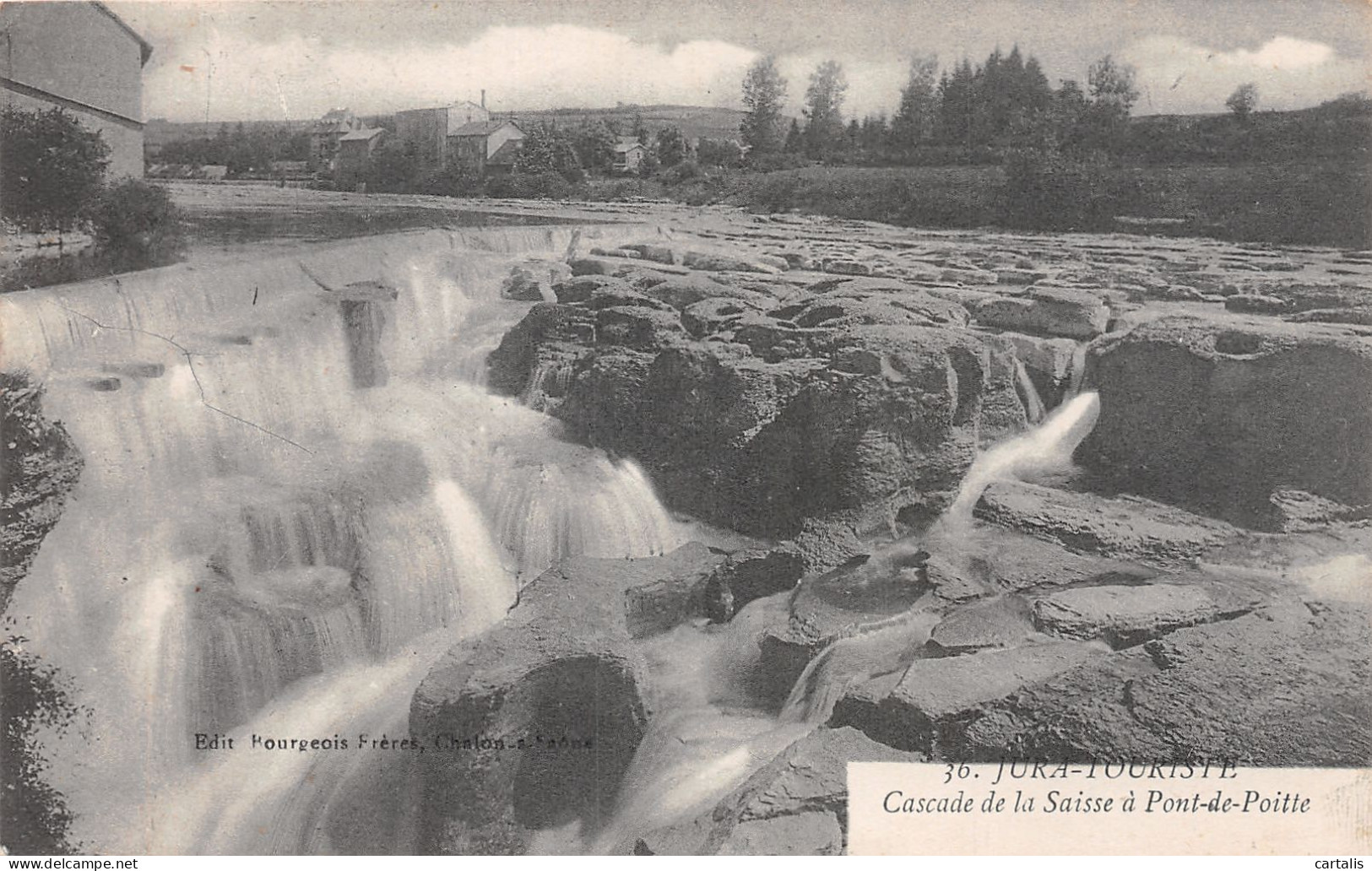 39-PONT DE POITTE CASCADE DE LA SAISSE-N°4212-E/0085 - Autres & Non Classés