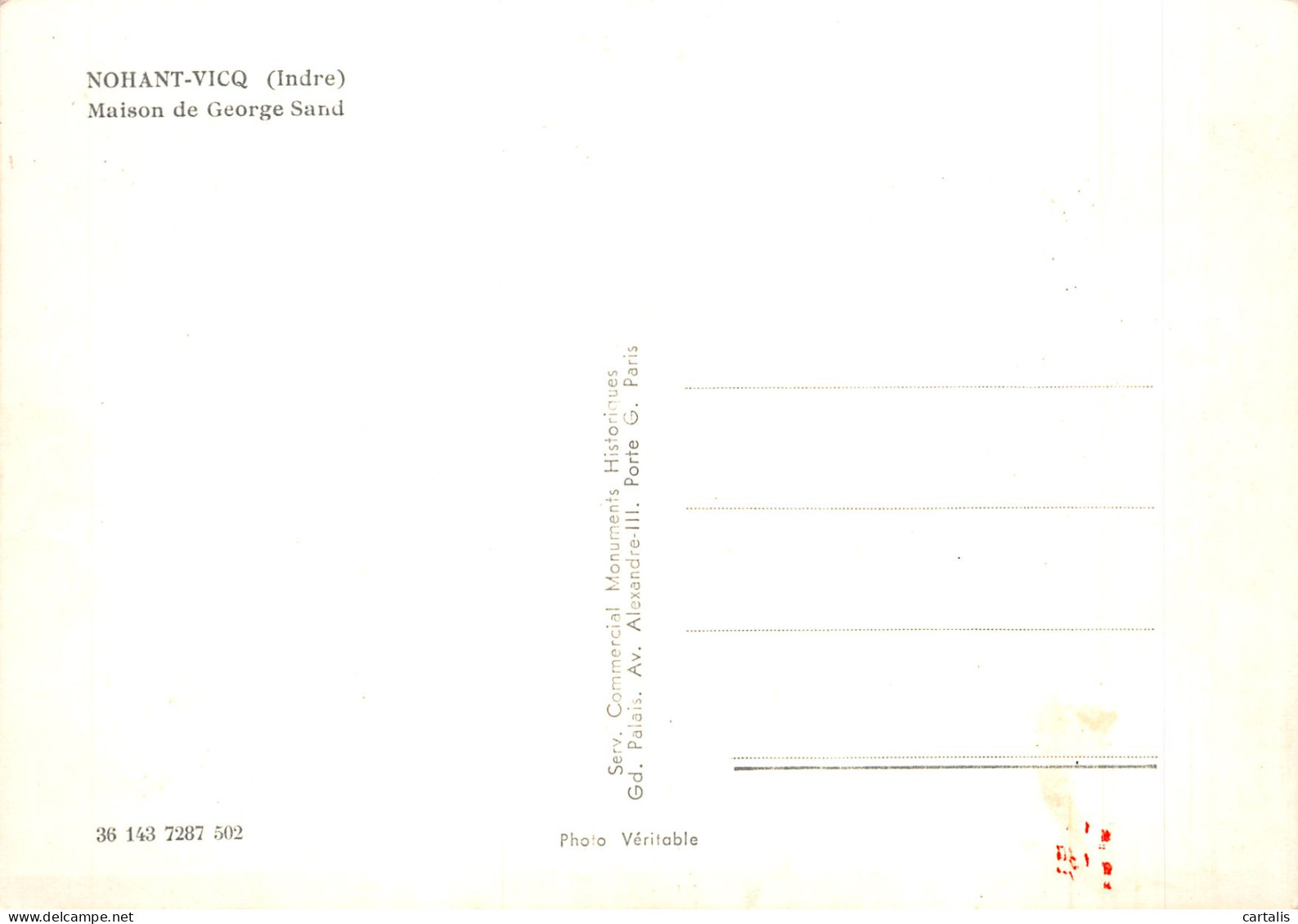 36-NOHANT VICQ-N°4212-D/0365 - Sonstige & Ohne Zuordnung