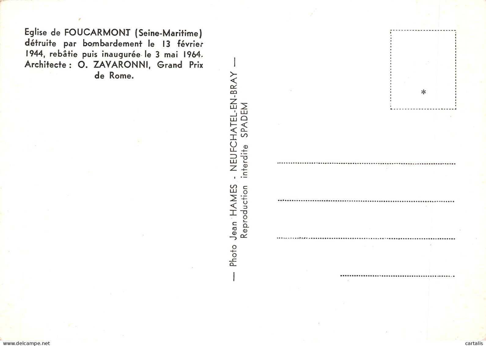 76-FOUCARMONT-N°4212-D/0191 - Altri & Non Classificati