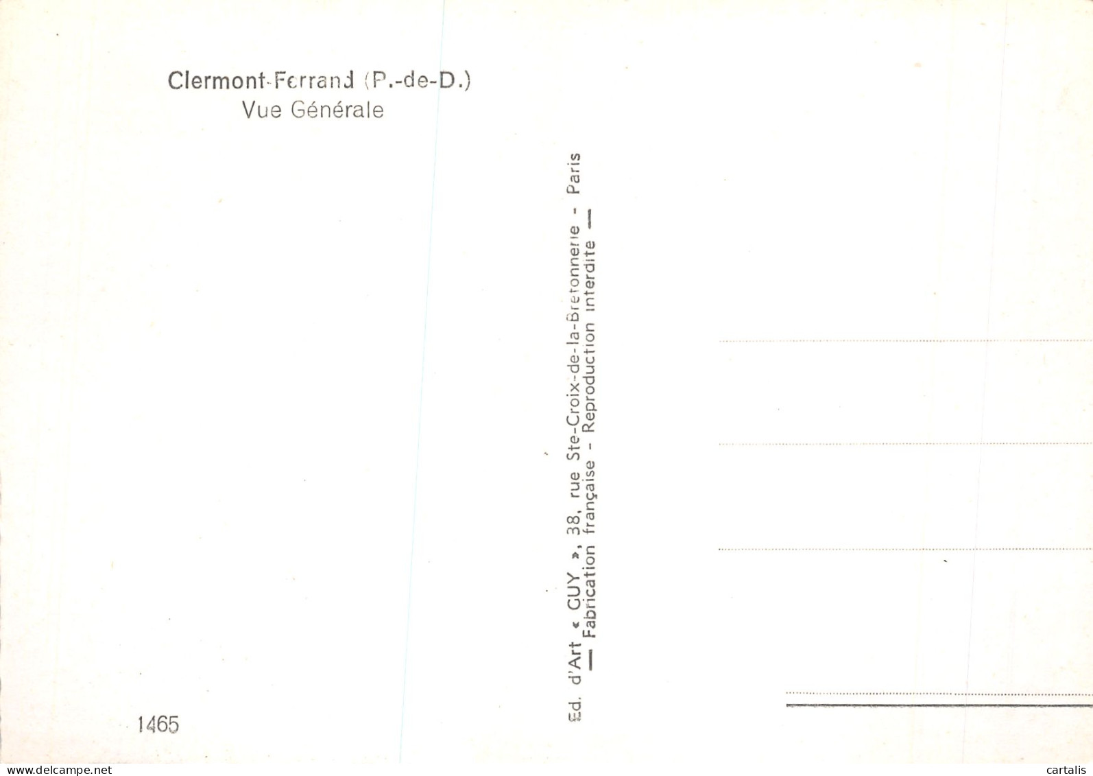63-CLERMONT FERRAND-N°4212-D/0175 - Clermont Ferrand
