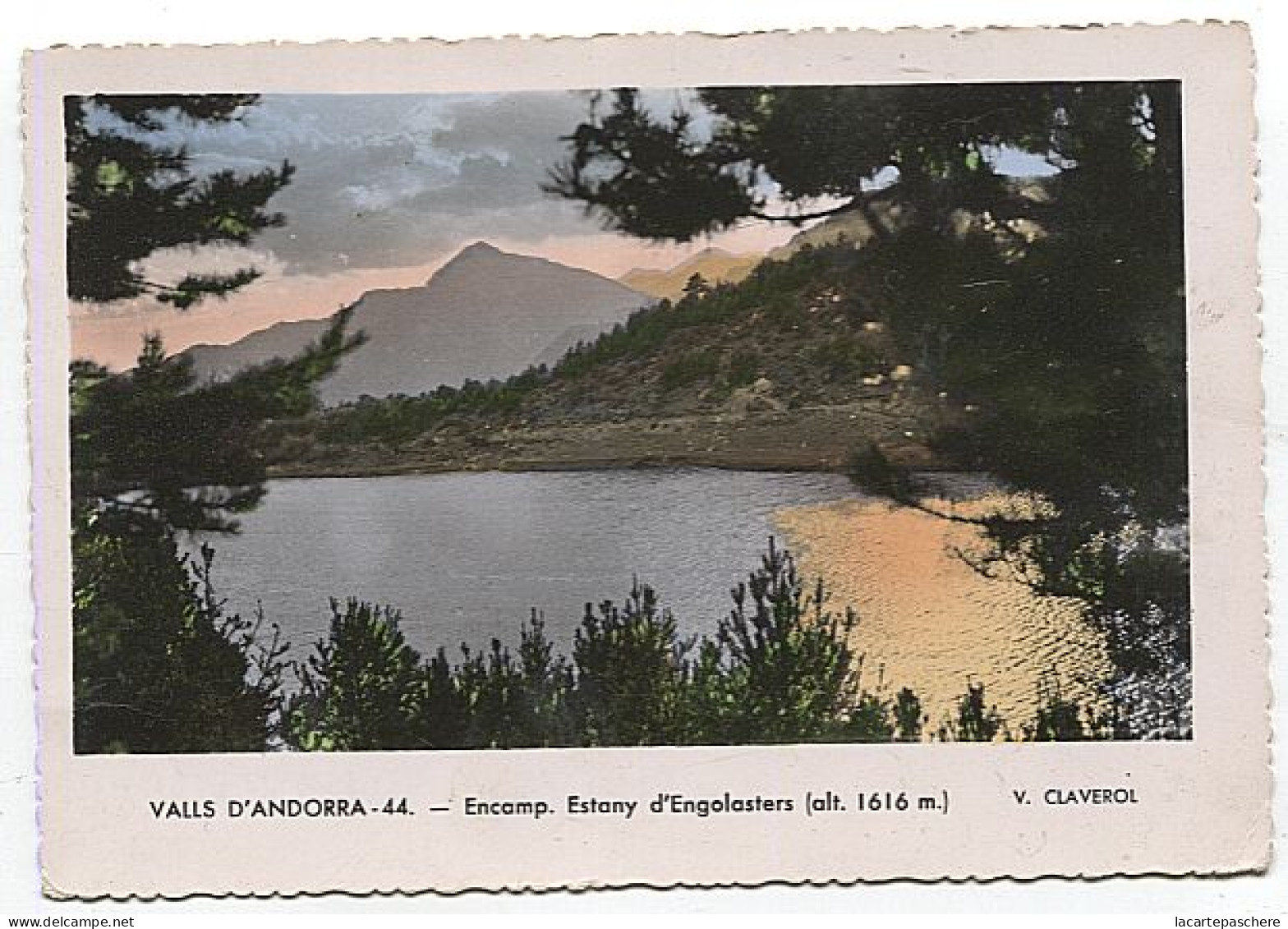 X125487 ANDORRE ANDORRA VALLS D' ANDORRA ENCAMP ESTANY D' ENGOLASTERS ( ALT. 1616 M ) - Andorra