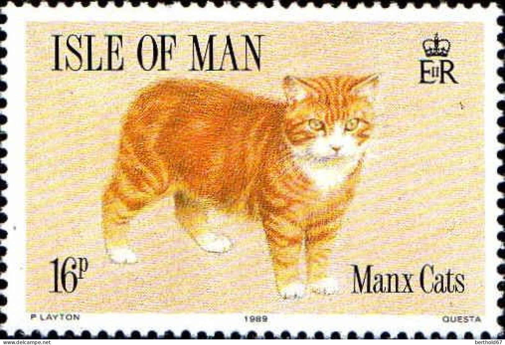 Man Poste N** Yv:393/396 Chats De L'Île De Man - Isle Of Man
