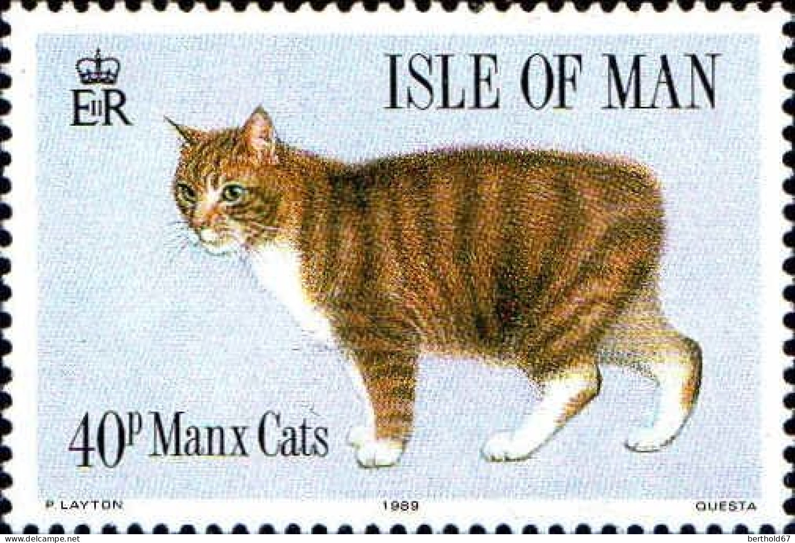 Man Poste N** Yv:393/396 Chats De L'Île De Man - Isle Of Man