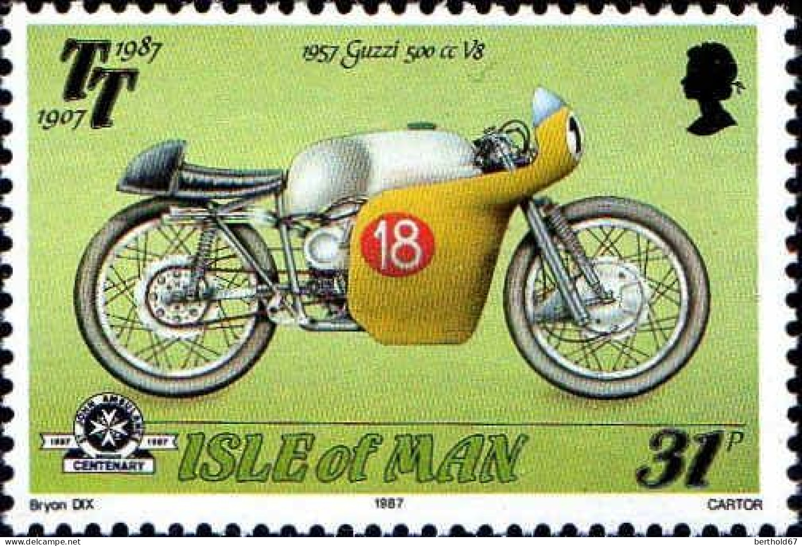 Man Poste N** Yv:334/338 80.Anniversaire Du Tourist Trophy - Isle Of Man