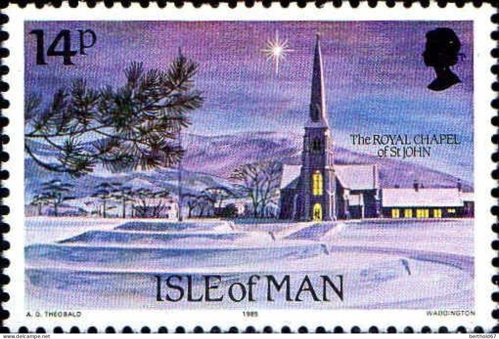 Man Poste N** Yv:290/292 Christmas Eglises - Isola Di Man