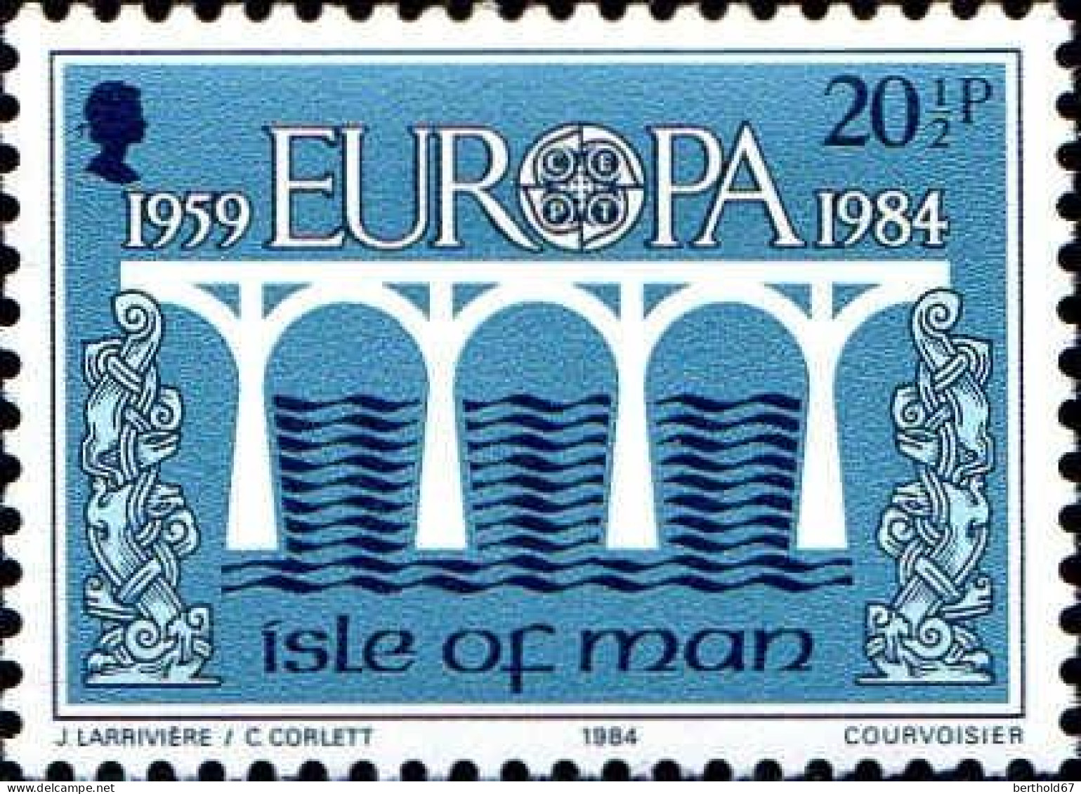 Man Poste N** Yv:251/252 Europa Cept Pont De La Coopération - Isle Of Man