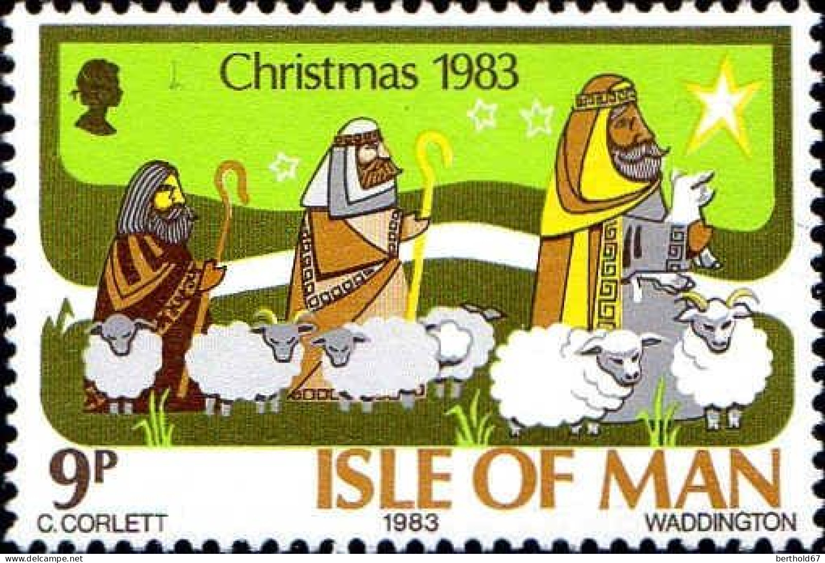 Man Poste N** Yv:239/240 Christmas Les Rois Mages - Man (Eiland)