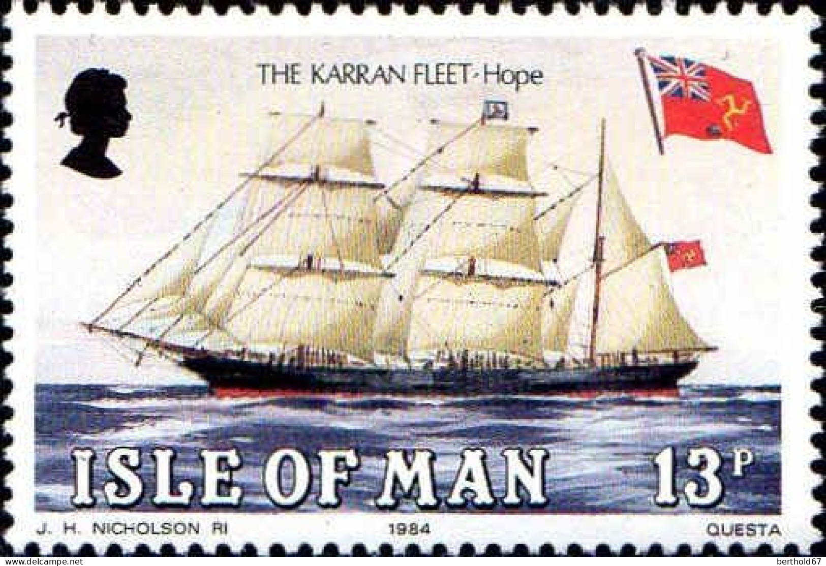 Man Poste N** Yv:245/249 Flotte De Karran - Isle Of Man