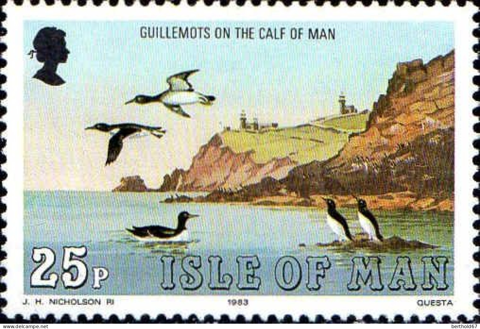 Man Poste N** Yv:241/244 Oiseaux Marins 2.Serie - Isle Of Man