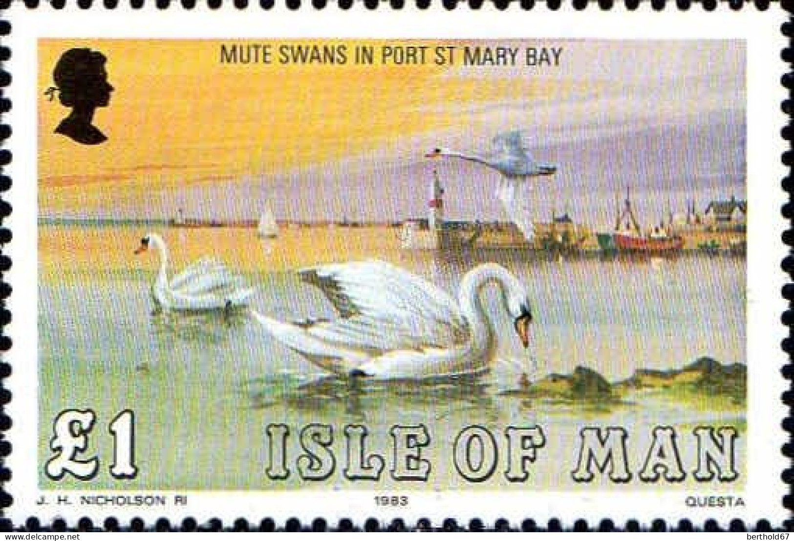 Man Poste N** Yv:241/244 Oiseaux Marins 2.Serie - Man (Eiland)