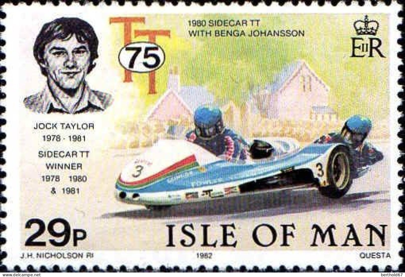 Man Poste N** Yv:205/209 75.Anniversaire Du Tourist Trophy - Isle Of Man