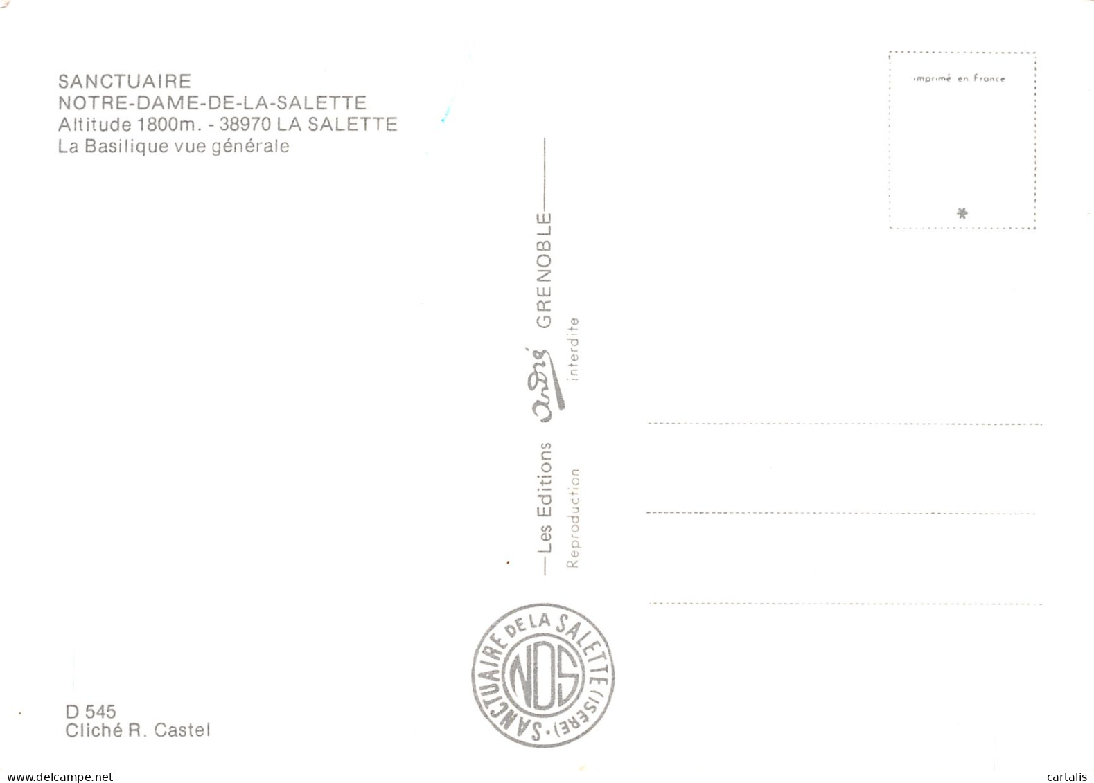 38-LA SALETTE-N°4213-C/0193 - La Salette