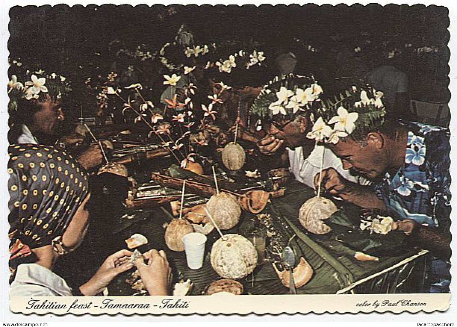 X123498 OCEANIE POLYNESIE FRANCAISE  TAHITI TAHITIAN FEAST TAMAARAA - Tahiti