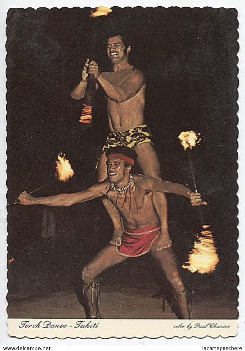 X123499 OCEANIE POLYNESIE FRANCAISE  TAHITI TORCH DANCE - Tahiti