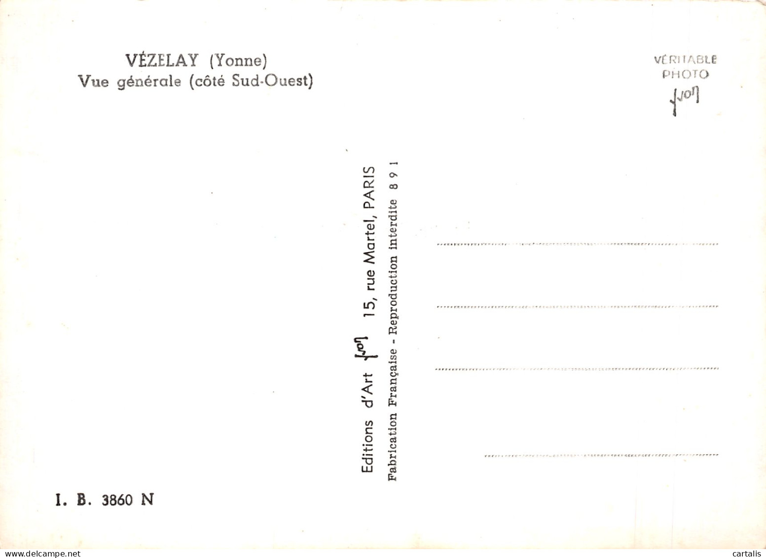 89-VEZELAY-N°4213-B/0123 - Vezelay