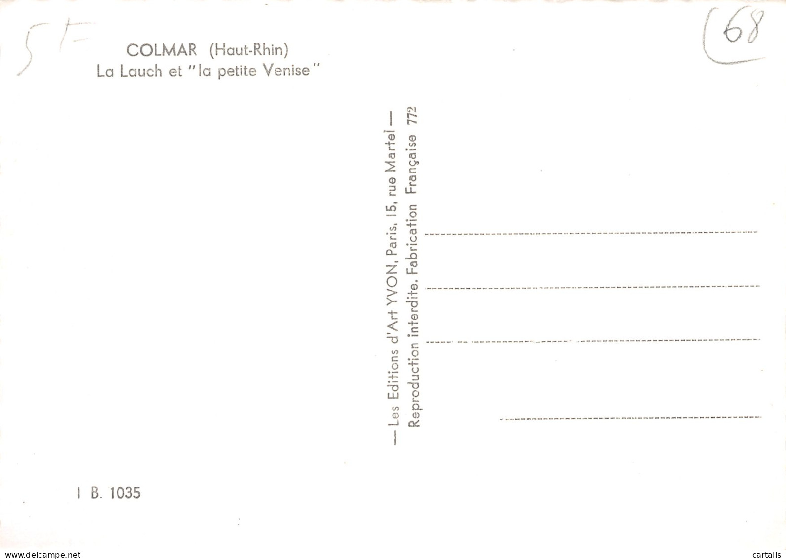 68-COLMAR-N°4213-A/0385 - Colmar