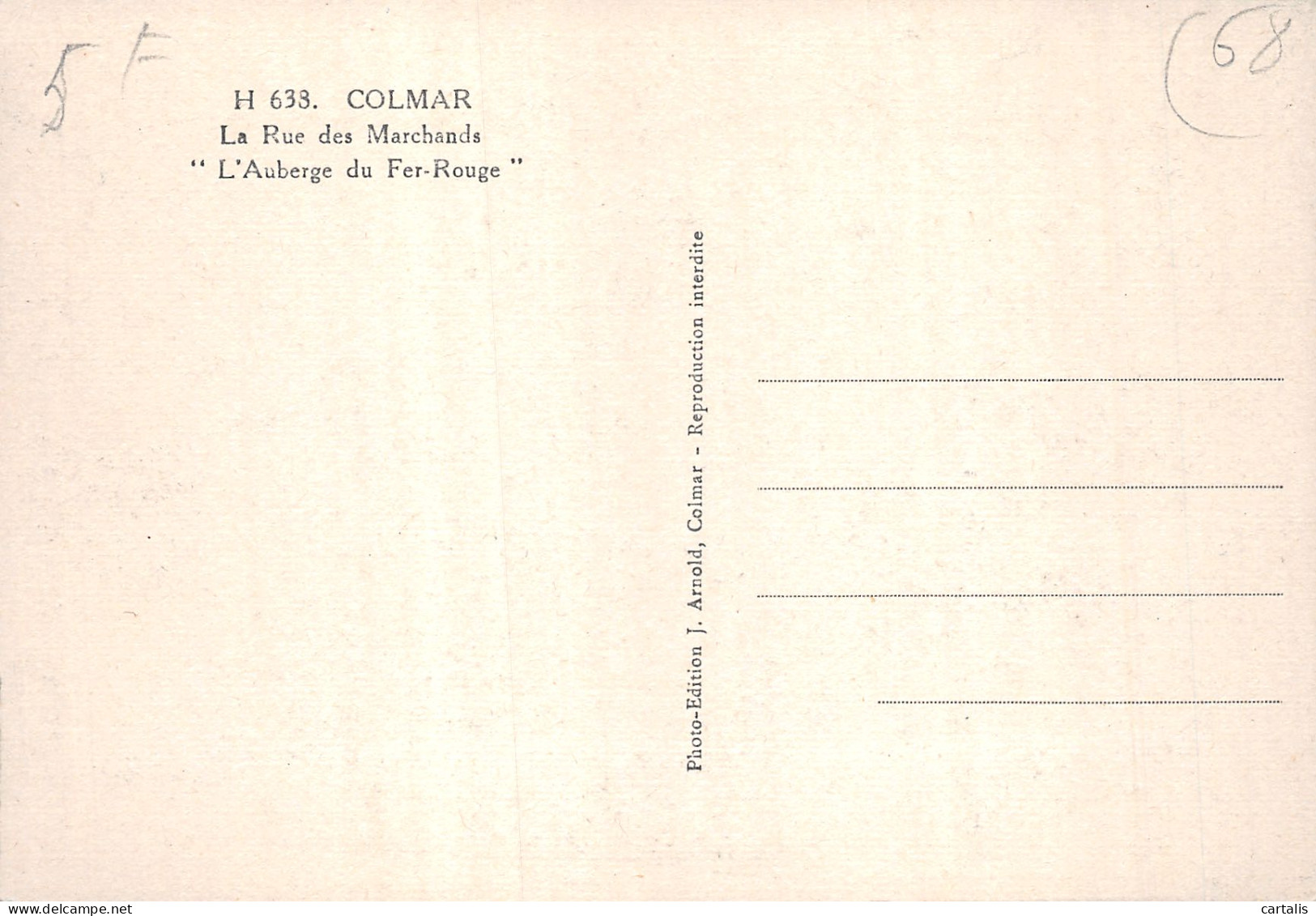 68-COLMAR-N°4213-A/0383 - Colmar
