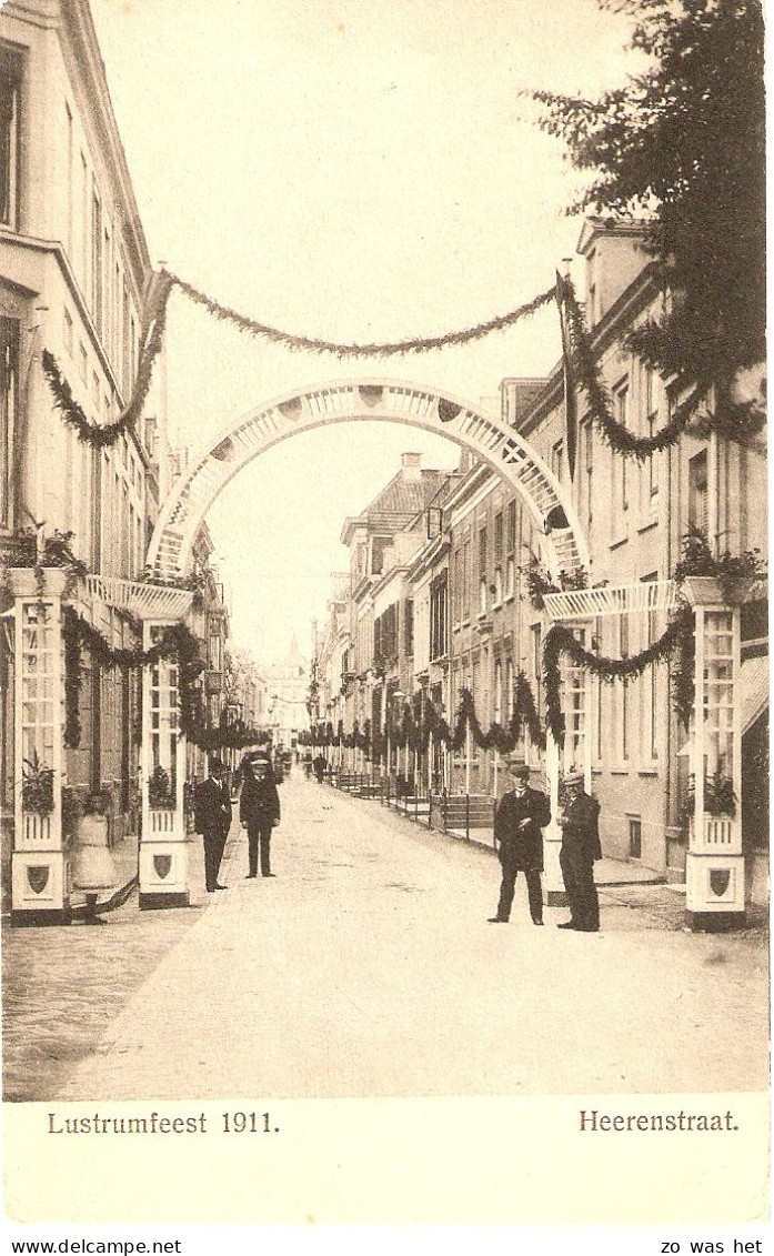 Utrecht, Heerenstraat Lustrumfeesten 1911 - Utrecht