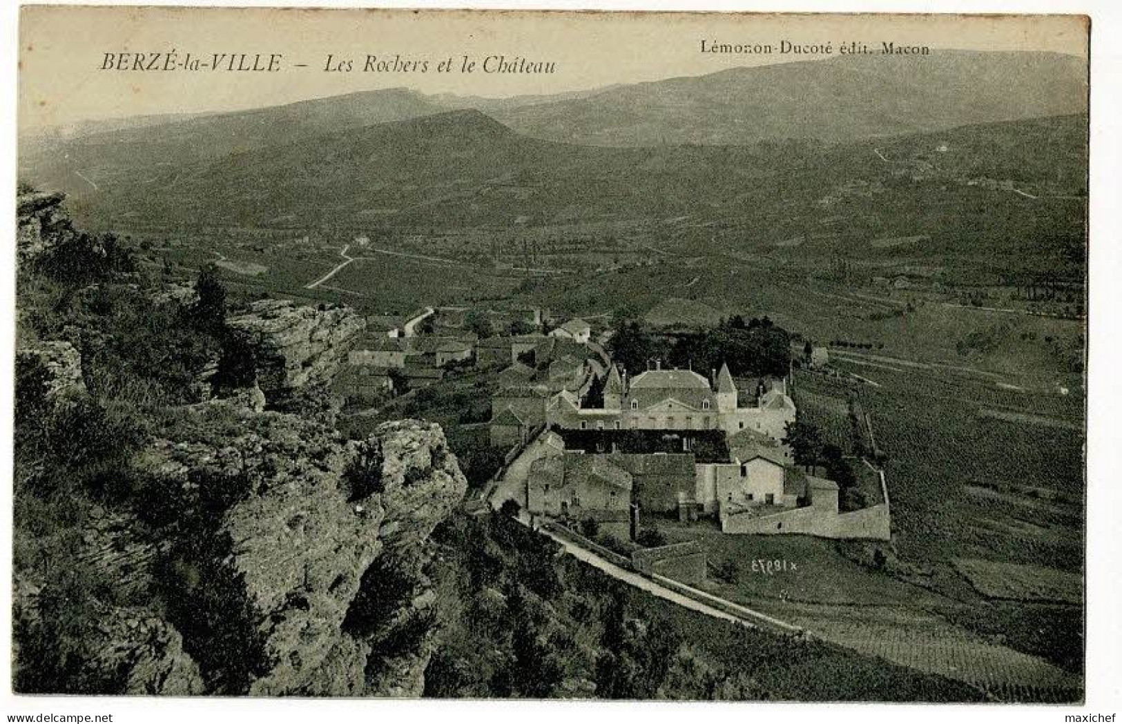 Berzé La Ville - Les Rochers Et Le Château - Pas Circulé - Other & Unclassified