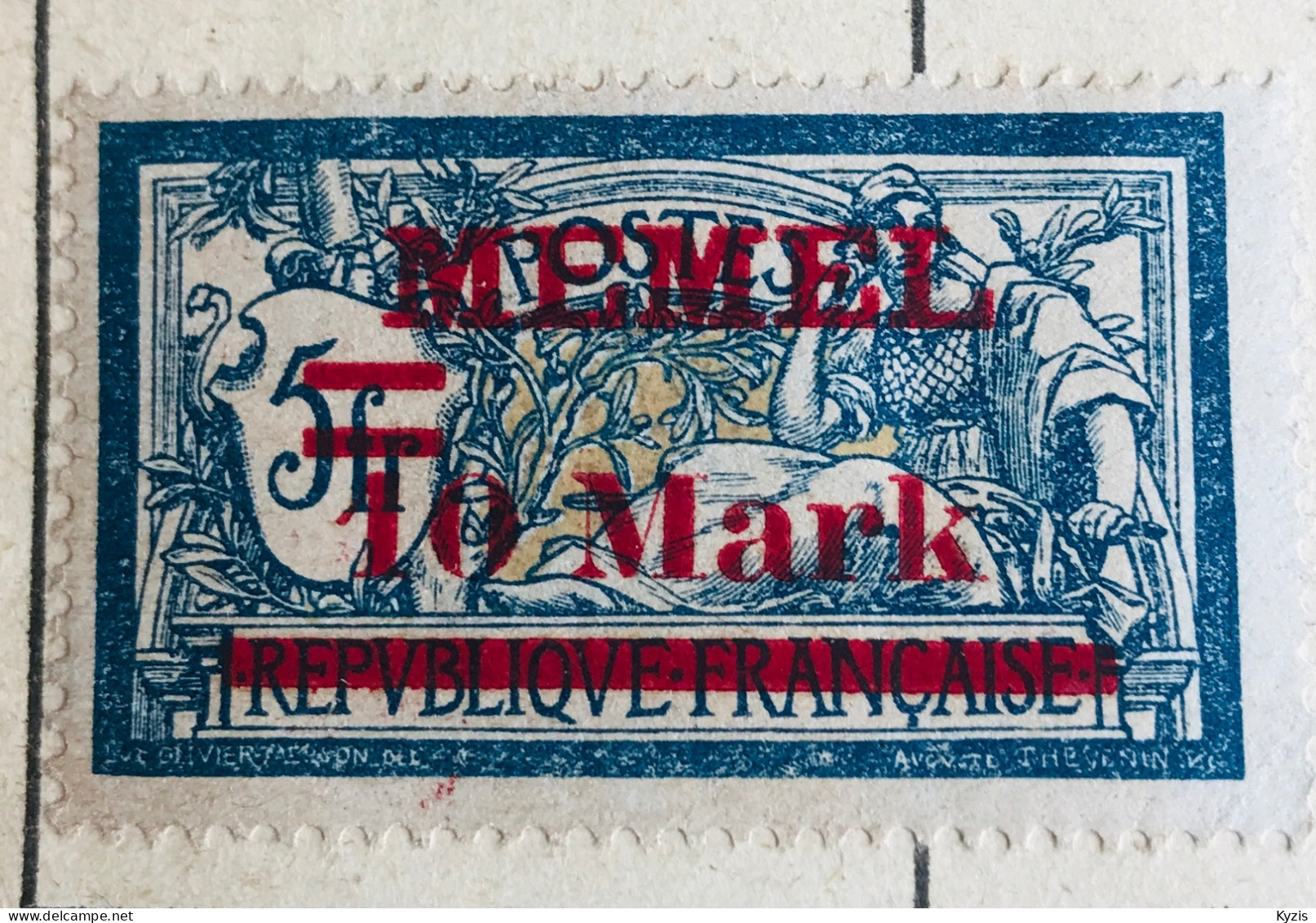 MEMEL - Type Merson, Avec Surcharge - Michel Numéro 38 - Unused Stamps